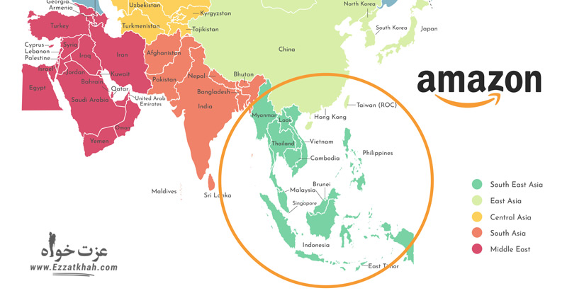فروش محصول در آسیای جنوب شرقی 